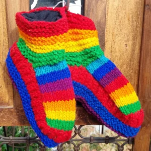Slipper socks rainbow