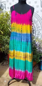 tie dye long dress