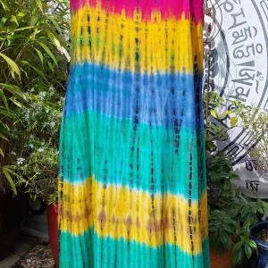 tie dye long dress