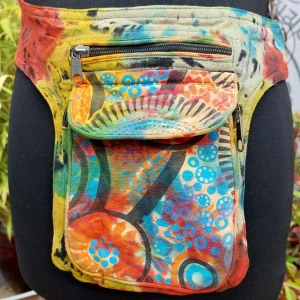 tie dye hip bag
