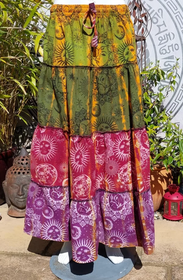 sun and moon skirt