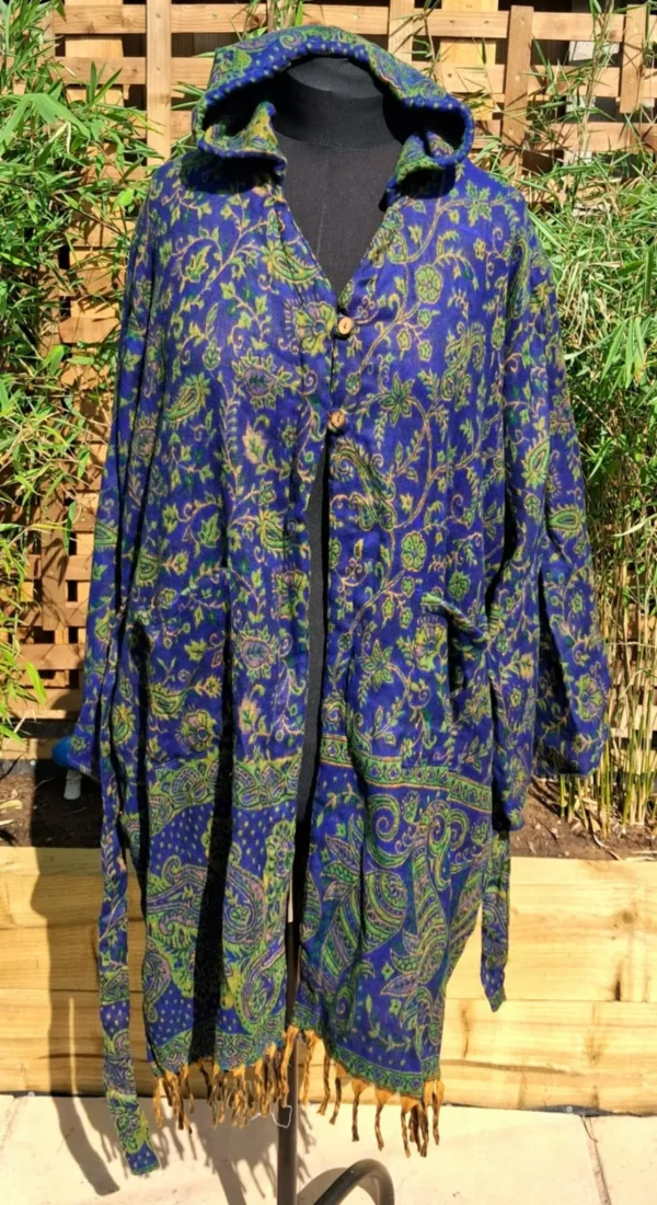 blanket overthrow blue