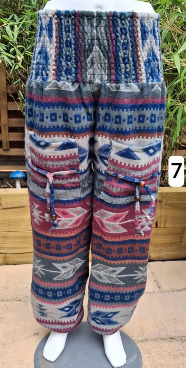 Aztec blanket trousers 7