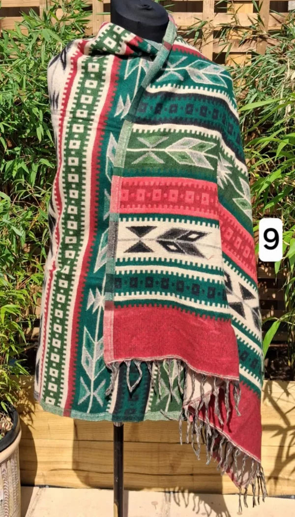 aztec blanket shawls style 9