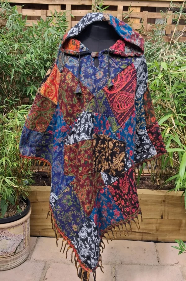 patchwork poncho