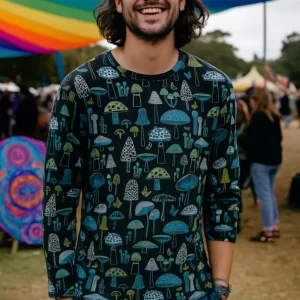 Mushroom long sleeved tops