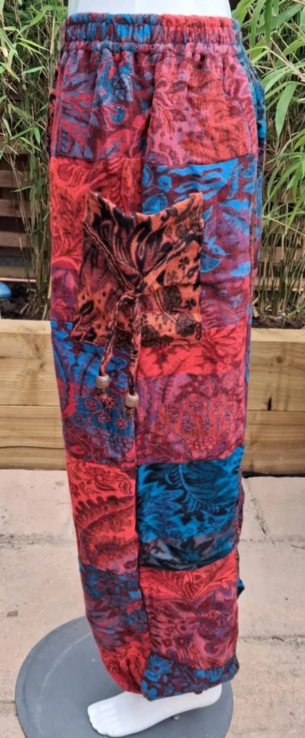 Patchwork blanket trousers - Image 3