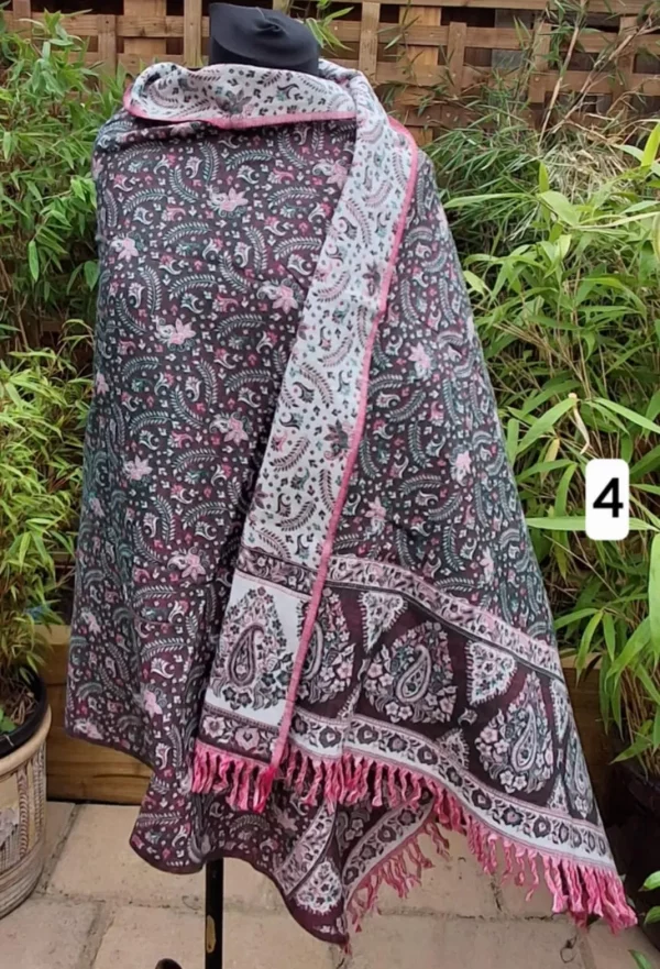 paisley blanket shawls style 4