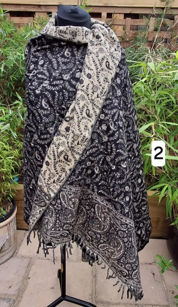 paisley blanket shawls style 2