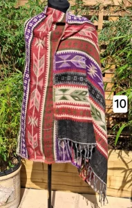 aztec blanket shawls style 10