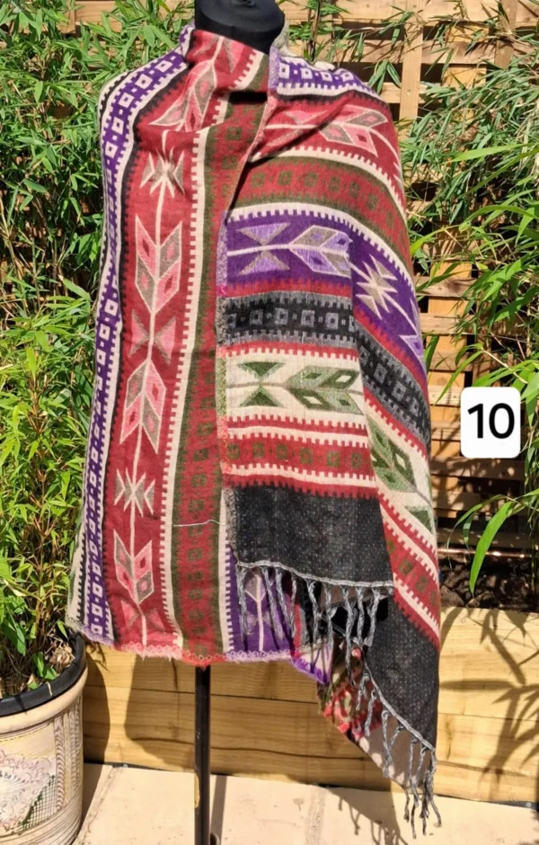 aztec blanket shawls style 10