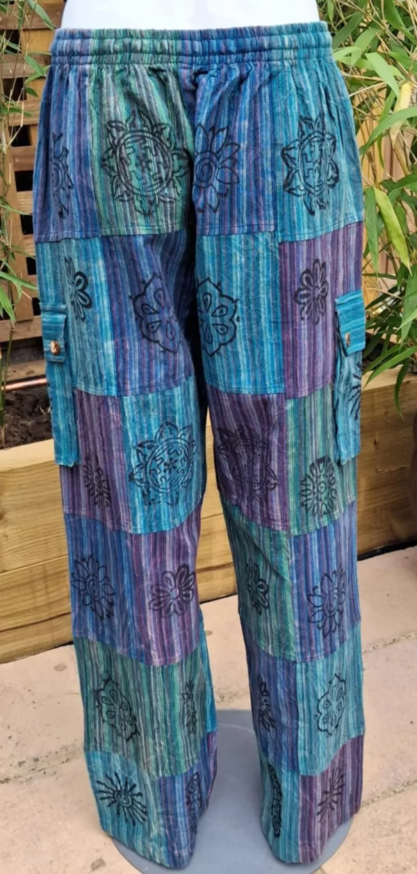 Patchwork hippy trousers - Image 3