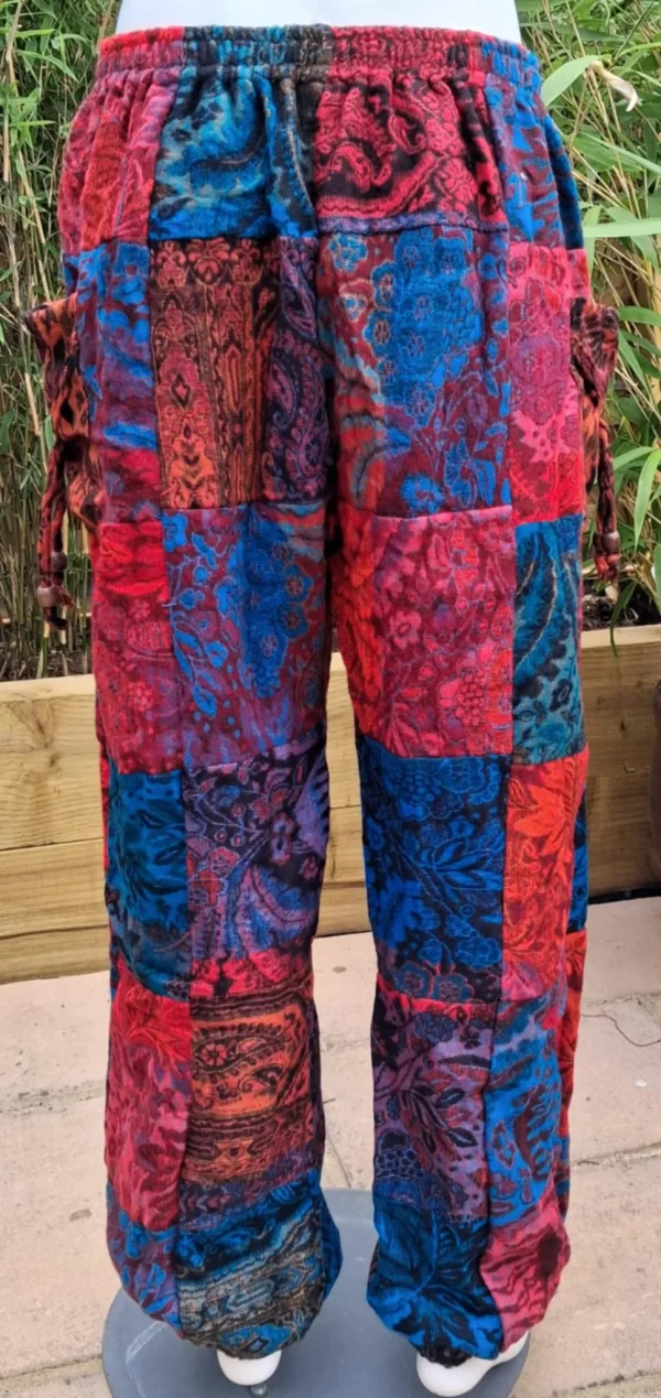 Patchwork blanket trousers - Image 4