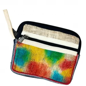 colourful zipped purse