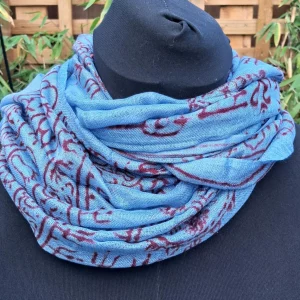 prayer scarf light blue