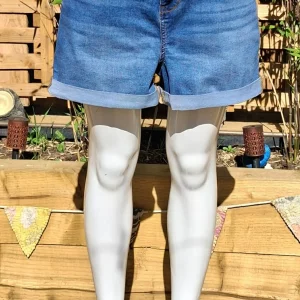 high waisted denim shorts [pre-loved]