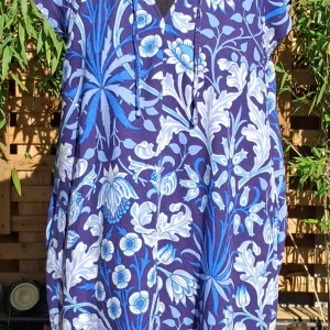 blue linen dress [pre-loved]