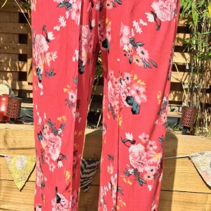 floral wrap trousers (pre-loved)