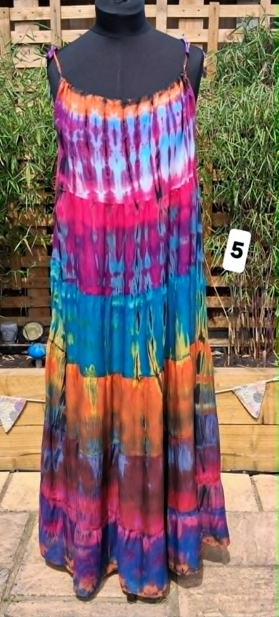 tie dye maxi dresses style 5