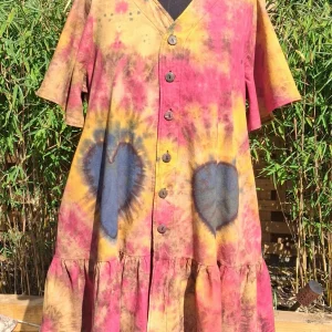 tie dye heart tunic