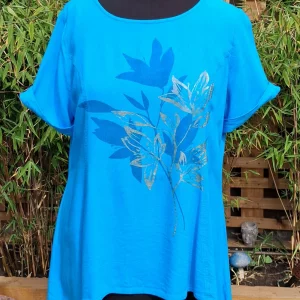 flower hanky hem top (pre-loved)