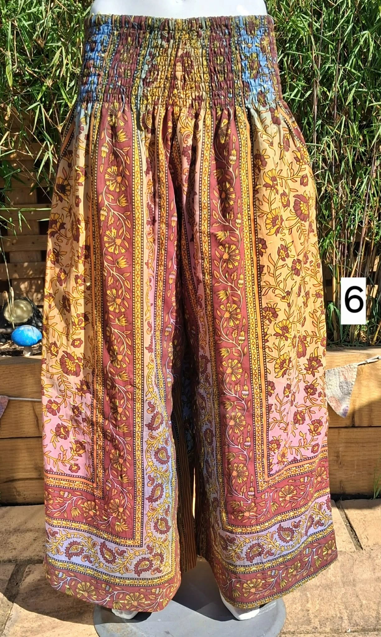 Kantha wide leg trousers style 6