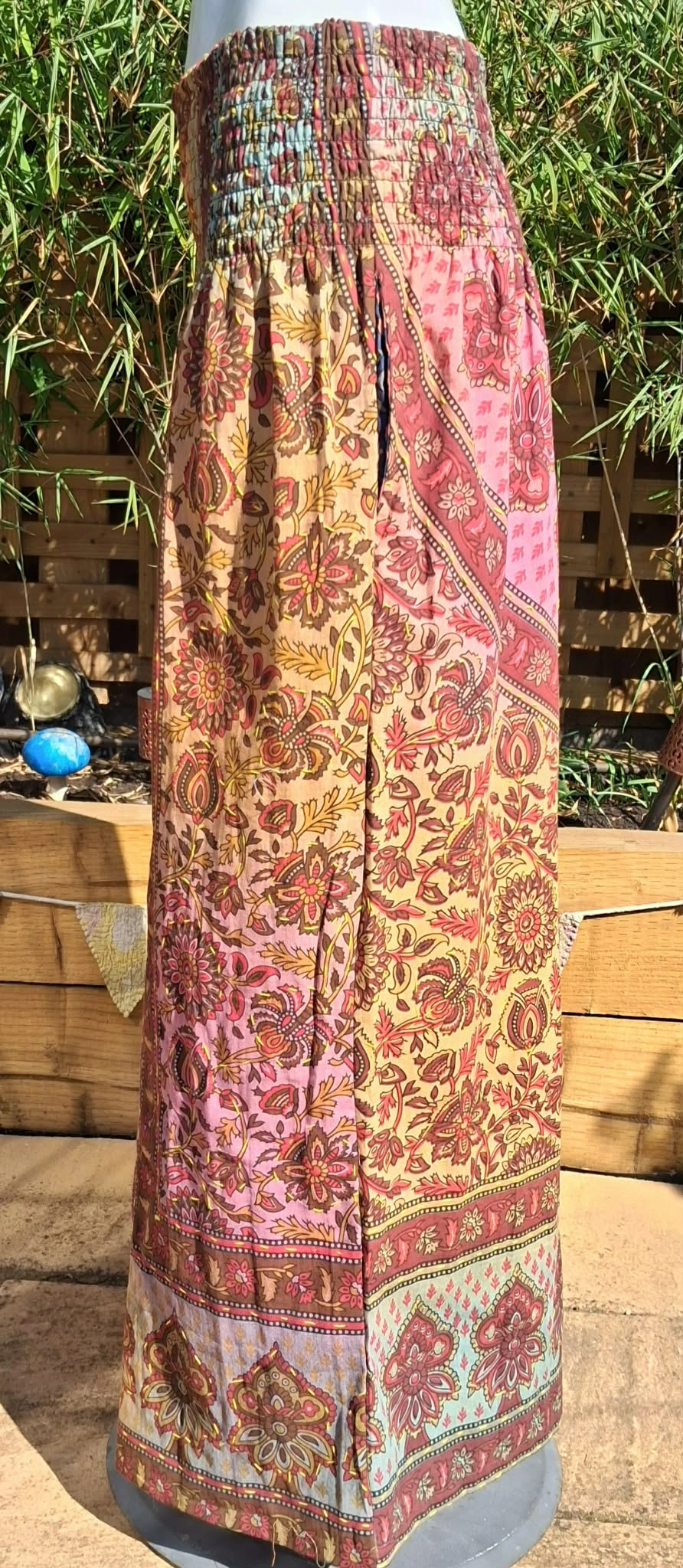 Kantha wide leg trousers - Image 10