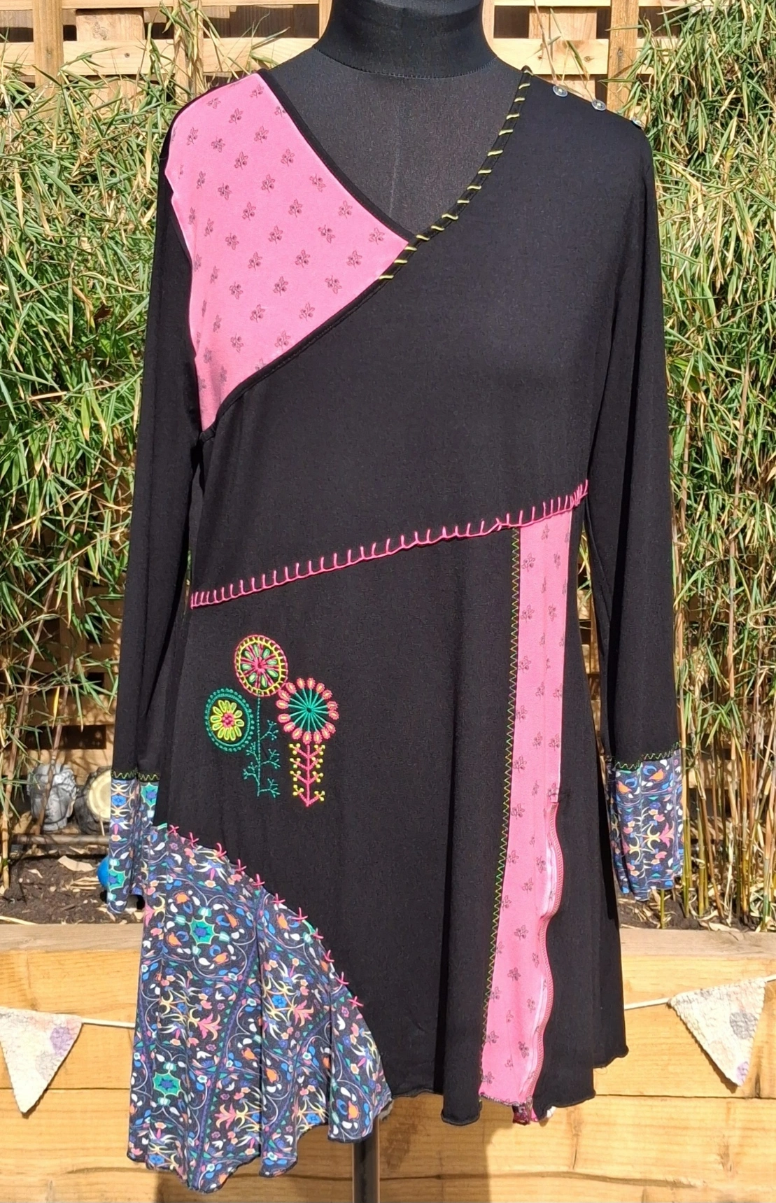 flower tunic/dress (pre-loved)