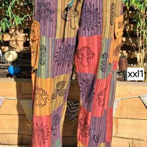 patchwork hippie trousers xxl1