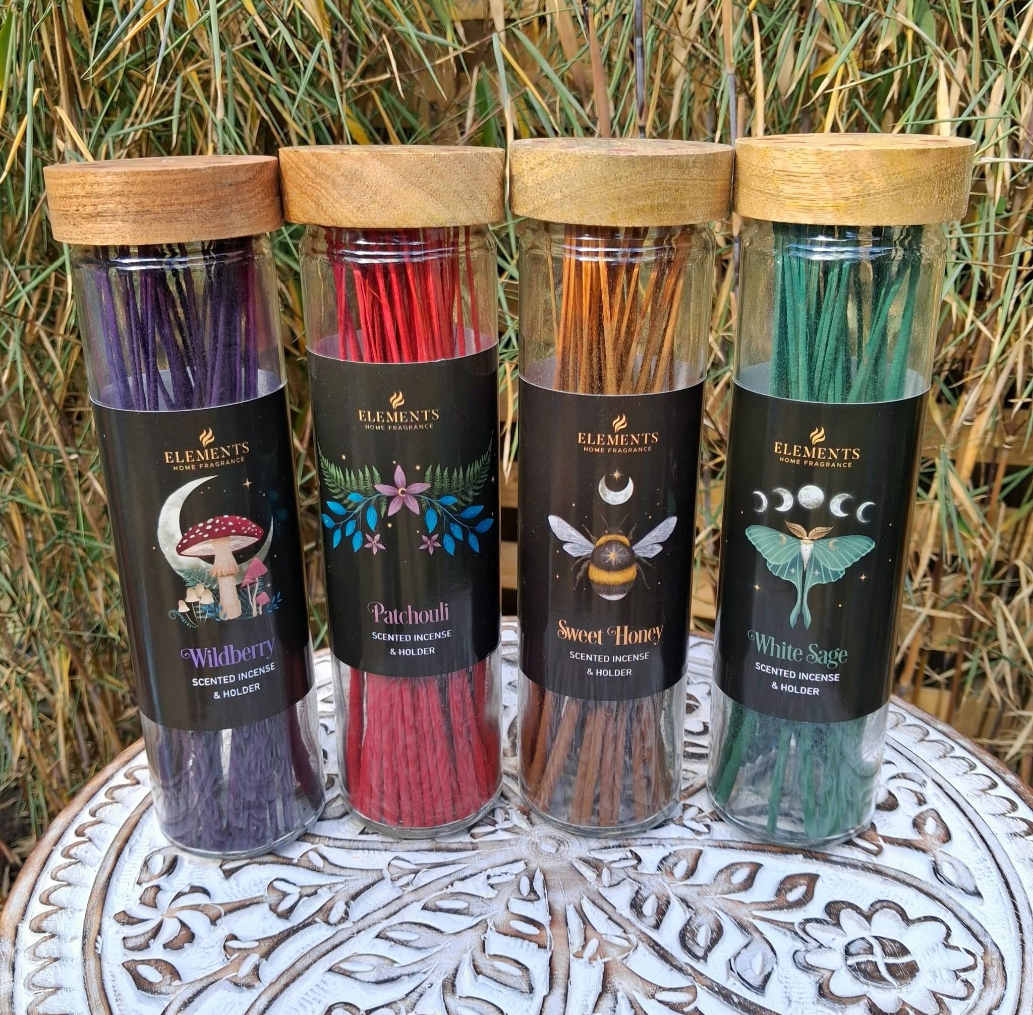 incense with holder