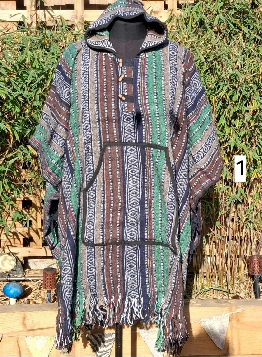 brushed cotton poncho style 1